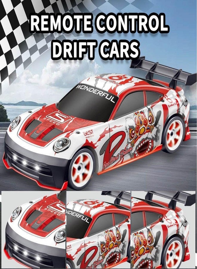 KERBRO 2.4G RC Stunt Car for Kids | 1:18 Remote Control Drift Racing Car with 360° Spins, Cool Lights - Boys Toy Gift - Image 5